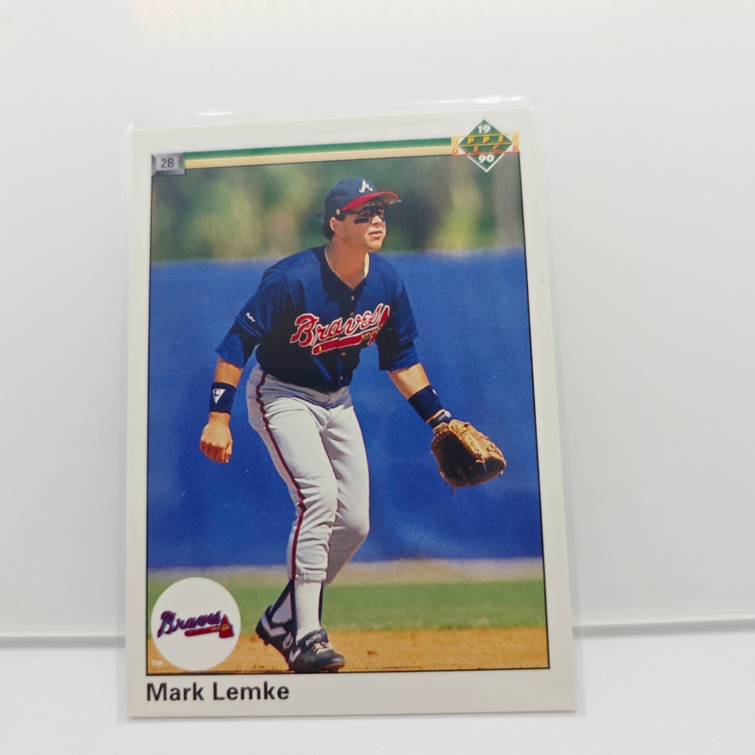 Mark Lemke Braves 1990 Upper Deck Baseball Card #2B