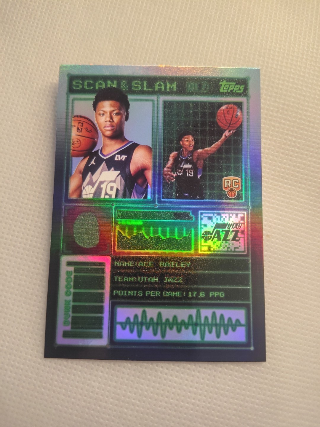 2025 Topps Scan & Slam Ace Bailey RC #SS-30
