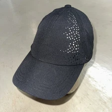 Layer 8 Hat Cap Running Women One Size Black Mesh Lightweight Vented Adjustable