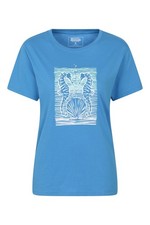 Mountain Warehouse Womens Prnted Seahorse Relaxed Fit T-Shirt - 100% Cotton