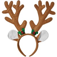 Haarreif Rentier Geweih Reh Rehkitz Elch Weihnachten Ohren Haarschmuck KostüM
