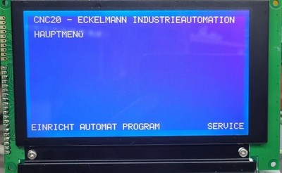 EMAG Karstens K19 Eckelmann CNC20 Display 16 Zeilen 40 Zeichen