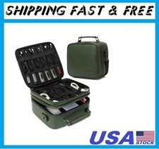 Electronics Travel Organizer, Large Electronic Accessories Cable Case with