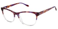 Lulu Guinness L950 Eyeglasses 55-16-140 Purple/Lilac