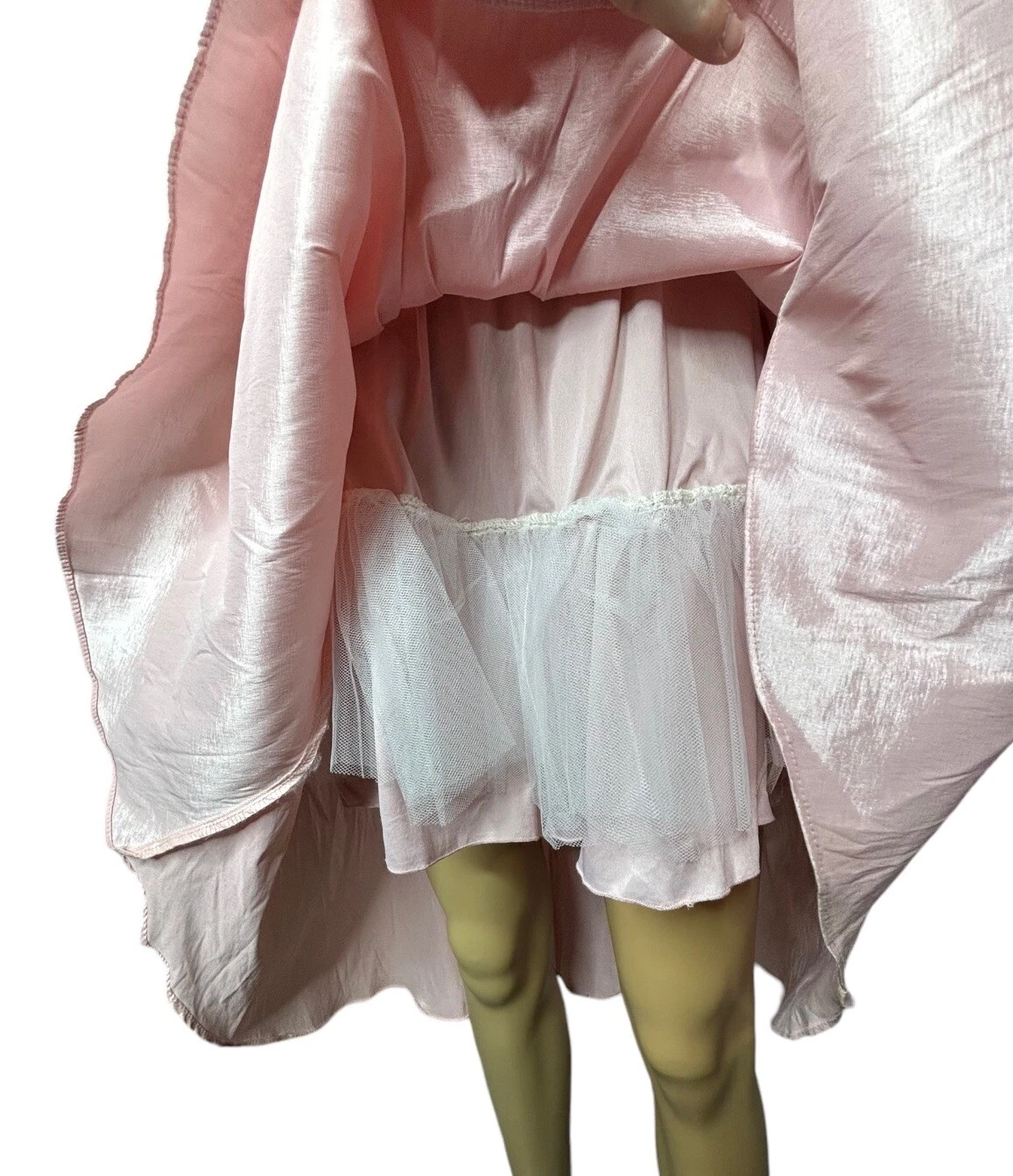 VALENTINO B Darlin Junior abito ballerina alto basso rosa taglia 11 12