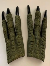 Polyfect Toys Rubber Raptor DINOSAUR CLAWS Costume GLOVE HANDS Pair