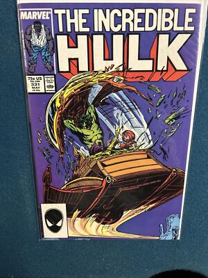 Incredible Hulk # 331 1987 marvel mcfarlane +1ST NEW GRAY HULK+JOE
