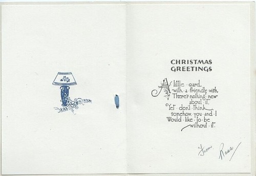 Fairies, Imps, Kewpies, in vase, sunbeams, Tuck Christmas card circa 1920 - Picture 2 of 3