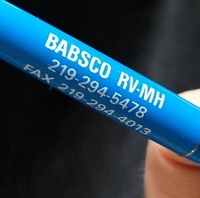 Vintage BIC CLIC BABSCO RV-MH ELKHART IN Advertising MOBILE HOMES ~ A1