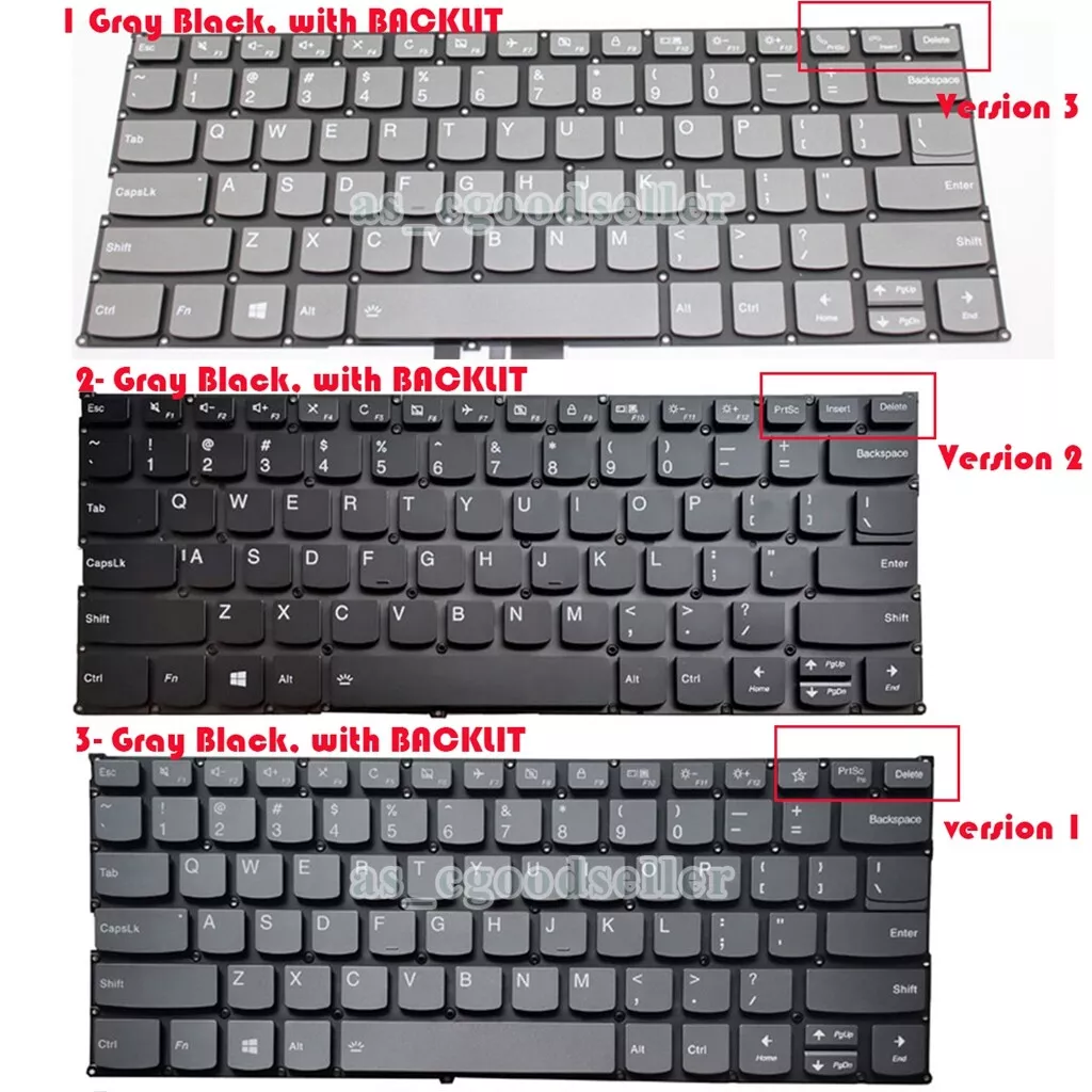 New for Lenovo ThinkBook 13s-IWL 13s-IML 14s-IWL Keyboard US Gray