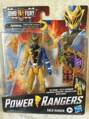 NEW Power Rangers Dino Fury Gold MOC 