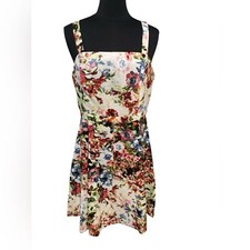 Gabby Skye Floral Spring Plus Size Sleeveless Dress-size 14