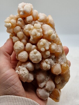 508g gelber Tropfstein Höhle Popcorn Calcit Probe Mineral Edelstein Aragonit 