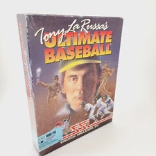 VINTAGE 1991 BIG BOX IBM PC GAME Tony Larussa's Ultimate Baseball SSI 3.5" Disk