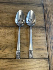 Stylecraft Set Of Two Serving Spoons Stainless Steel Japan 