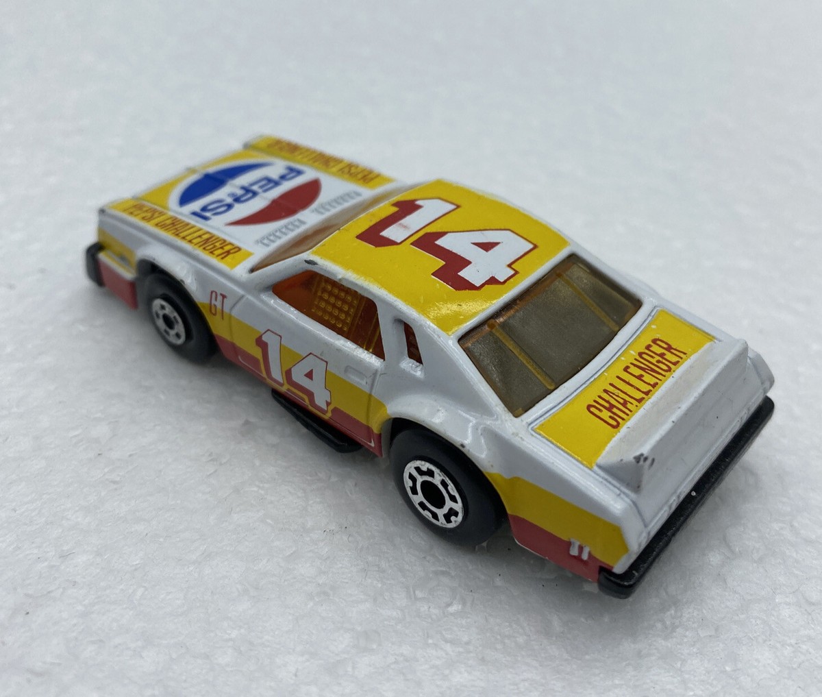 Matchbox Chevy Pro Stocker No. 14 Pepsi Challenger White Die Cast