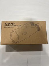 HD 10-30x50 Powerful Zoom Monocular Telescope