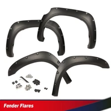 4Pcs Fender Flares Wheel Cover Pocket Rivet Style Fit For 2007-13 Toyota Tundra