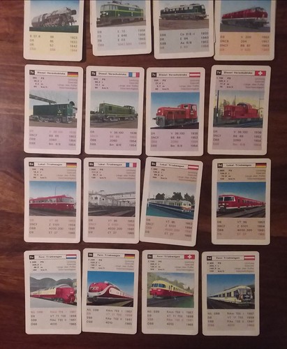 Konvolut Quartett von F.X. Schmid 60iger / 70iger Jahre alle Karten Komplett. - Bild 8 von 11
