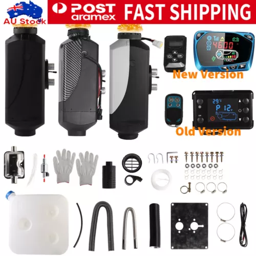 12/24V 2KW/5KW/8KW Diesel Air Heater Tank Remote Thermostat Caravan Motorhome RV