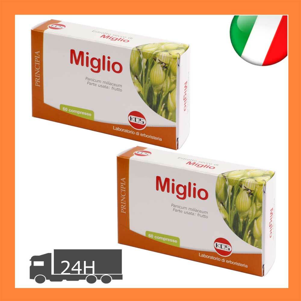Miglio 60 compresse KOS x2 | Trattamento Anticaduta Naturale Capelli