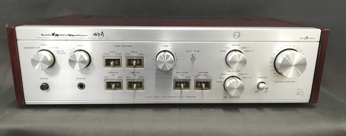 LUXMAN プリメインアンプ L-45A Luxman L-45A Stereo Integrated Amplifier Manual Pre-Owned