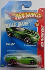 2008 Hot Wheels Web Trading Cars Pony-up 1024 Green Version