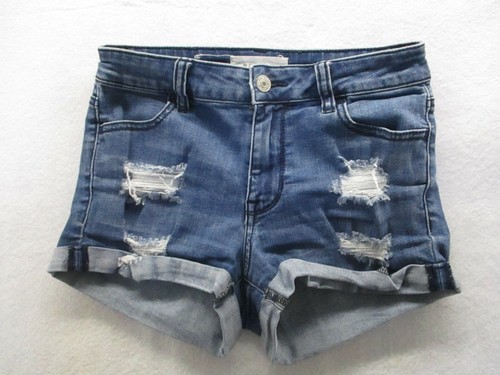 Womens Pacsun Blue Cuffed Super Stretch 