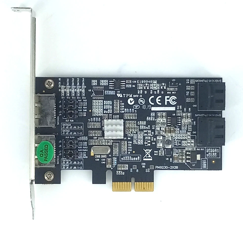 LOT OF7 Rosewill RC-230 4-Port Hybrid SATA  HyperDuo RAID ControllerPI49230-2X2B - Image 4 of 4