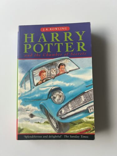 Harry Potter y la cámara secreta primera edición libro de tapa blanda impresión 21 - Imagen 1 de 5