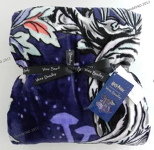 Vera Bradley Harry Potter Plush Throw Blanket in Fleece 50x80" Forbidden Forest