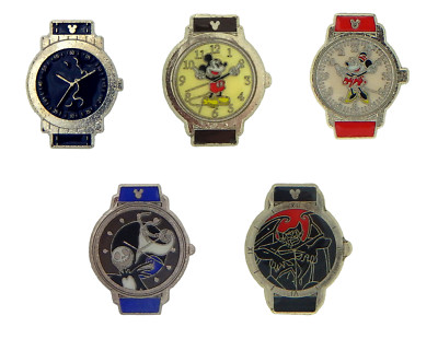 Disney Character Wrist Watch Pins Collection 5 Specific Park Trading ...