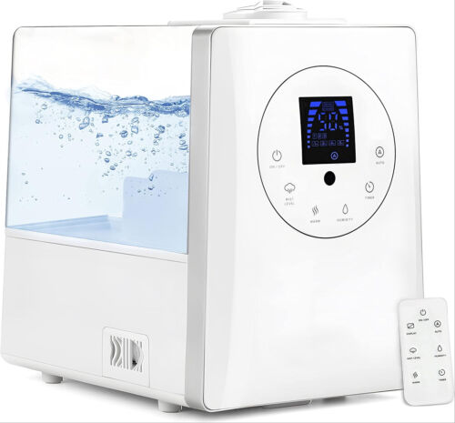 New- Humidifiers for Bedroom Large Room Home, 6L Warm and Cool Mist Ultras