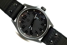 LUMINOX Men's XL.1870.BO Atacama Field Day/Date Black Leather Band NAVY SEAL