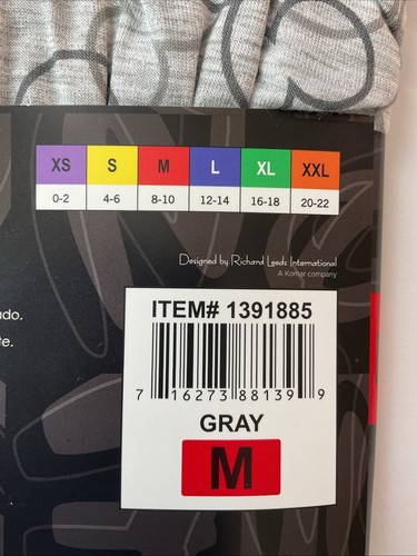 Disney Ladies' 2 Piece Mickey Mouse Tee & Short Pajama Set w/Pockets, Gray, M - Picture 5 of 6