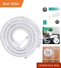 Durable 25ft Coiled Handset Cord - Tangle-Free, Perfect for Office  Home Phones