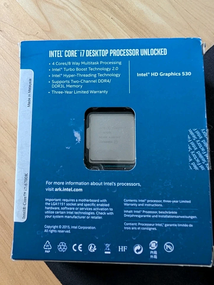 Intel Core i7-6700K 6700K - 4GHz Quad-Core (BX80662I76700K) Processor - Image 4 of 4