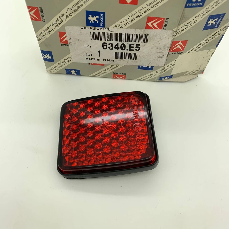 Citroen Relay Fiat Ducato Rear Reflector Bumper Red Left Right Genuine 6340E5 - Image 2 of 4