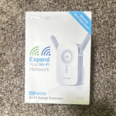 TP-LINK RE350 AC1200 Dual-Band Wi-Fi Range Extender Gigabit Ethernet