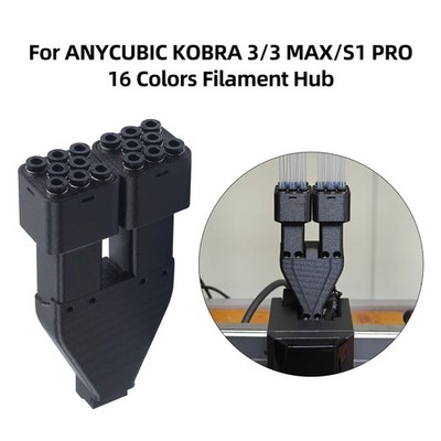 16-Farben Filament Hub Für Anycubic KOBRA 3/3 MAX/S1 PRO 3D-Drucker Zubehör