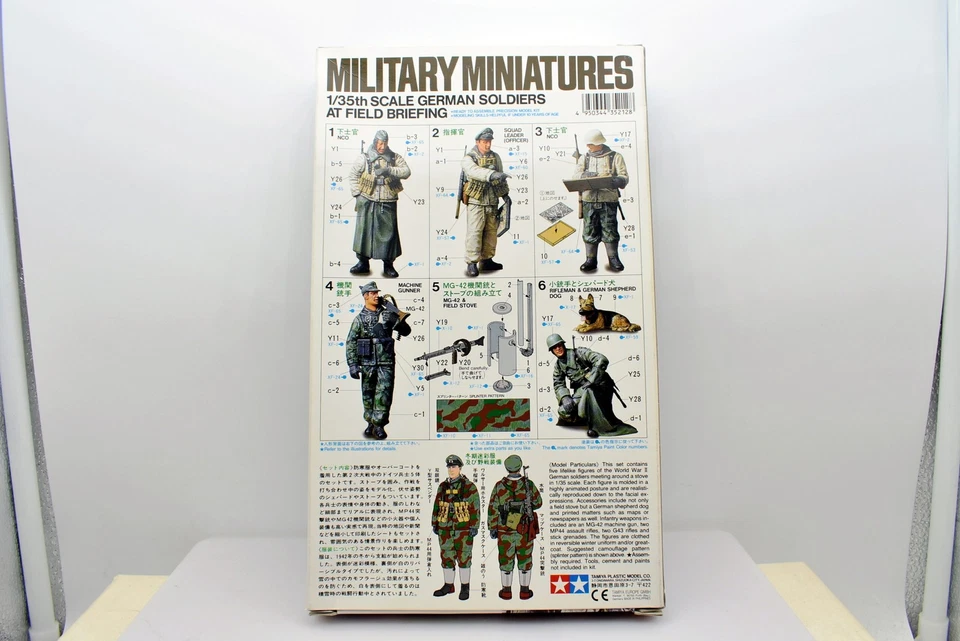 kit di montaggio figure militari Tamiya german soldiers military miniatures 1:35 - Immagine 2 di 2