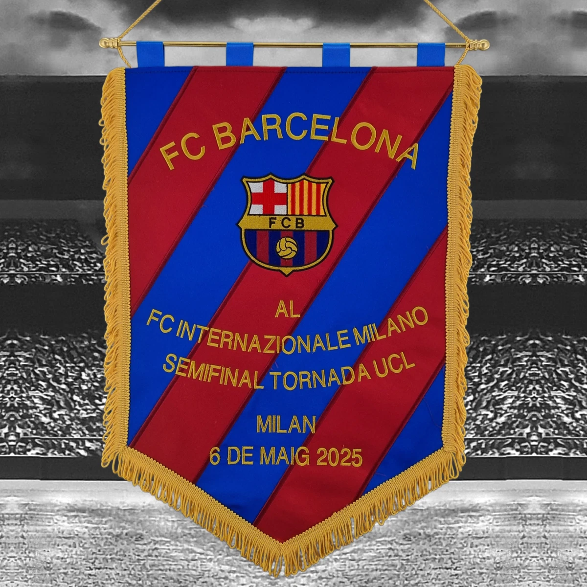 Fanion FC Barcelone Vintage - Édition Maradona - Occasion