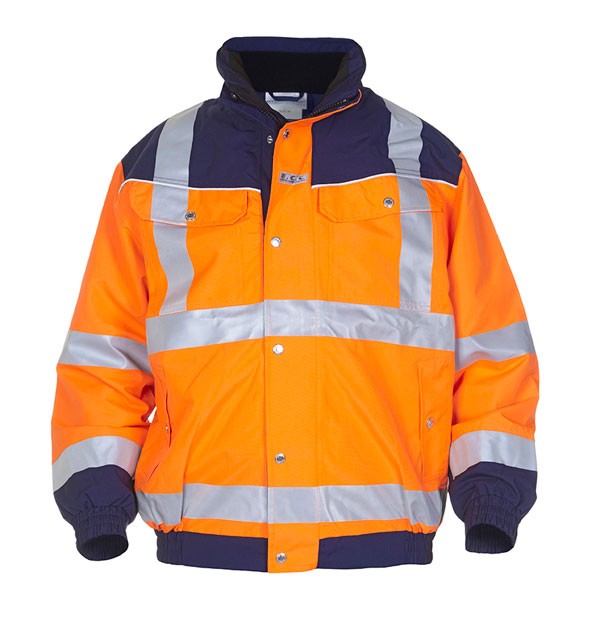 Hydrowear Furth Hi-Vis Sns Pilot Two-Tone Jacket Orange / Navy Size XL