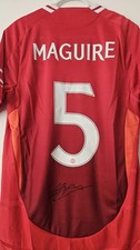 Harry Maguire Manchester United Hand Signed Shirt