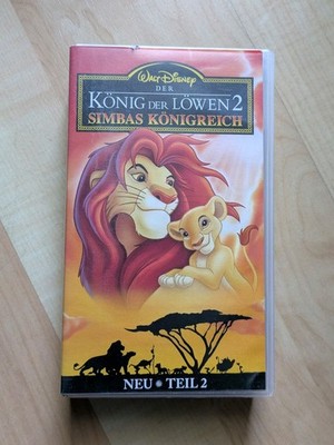 Walt Disney Der König der Löwen 2  Simbas Königreich VHS Video Kassette Sehr Gut