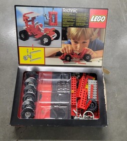 LEGO Technic Lot 8030 8040 with Box Vintage 80s 90s Build AS IS Retired LEGO