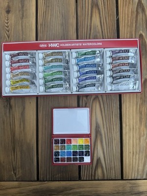 Holbein Watercolor 24 0.5ml Sample Set W405 Watercolors