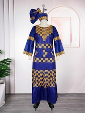 Rhinestone Abaya Women Long Robes Turkey Kaftan Maxi Dress African Dashiki Gown