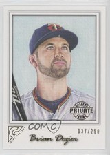2017 Topps Gallery Private Issue 37/250 Brian Dozier #136 0a2