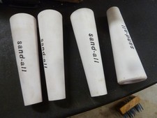 (4) CERAMIC NOZZLE 3/16 (.1875) SANDBLASTING SAND BLASTER  TIP